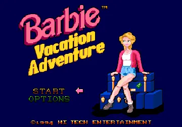 Barbie Vacation Adventure (USA) (Proto) screen shot title